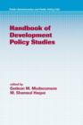 Handbook of Development Policy Studies - Book
