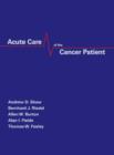 Acute Care of the Cancer Patient - Book