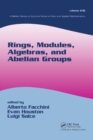 Rings, Modules, Algebras, and Abelian Groups - eBook