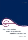 Decomposition and Dimension in Module Categories - Book