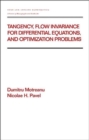 Tangency, Flow Invariance for Differential Equations, and Optimization Problems - Book