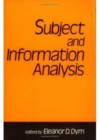 Subject Analysis Methodologies - Book