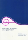 Complex Analysis and Geometry - Book