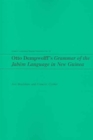 Otto Dempwolff's Grammar of the Jabem Language in New Guinea - Book