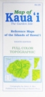 Map of Kauai the Garden Isle : Reference Maps of the Islands of Hawaii - Book