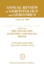 Annual Review of Gerontology and Geriatrics v. 20; Focus on the End of Life - Scientific and Social Issues - Book