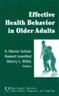Effective Health Behavior in Older Adults - Book