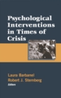 Psychological Interventions in Times of Crisis - Book