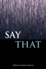 Say That - eBook