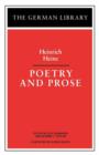 Poetry and Prose: Heinrich Heine - Book