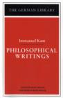 Philosophical Writings: Immanuel Kant - Book