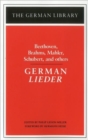 German Lieder: Beethoven, Brahms, Mahler, Schubert, and others - Book
