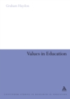 Values in Education - eBook