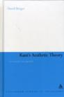 Kant's Aesthetic Theory : The Beautiful and Agreeable - Book