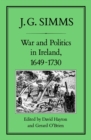 War and Politics in Ireland, 1649-173 - eBook