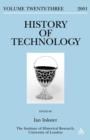 History of Technology Volume 23 - Book