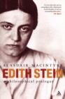 Edith Stein : A Philosophical Prologue - Book