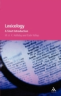 Lexicology : A Short Introduction - Book
