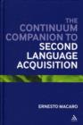 The Continuum Companion to Second Language Acquisition - Book