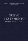 NVI, Nuevo Testamento de bolsillo, con Salmos y Proverbios, Tapa Rustica, Azul anil - Book