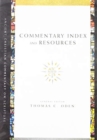 Commentary Index and Resources - Book