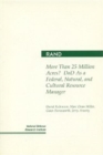 More Than 25 Million Acres? : DOD as a Federal, Natural and Cultural Resource Manager - Book