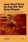Issues Raised During the Army After Next Spring Wargame - Book