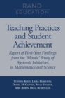 Teaching Practices and Student Achievement : Report of First-year Findings from the "Mosaic" Study of Systemic Initiatives in Mathematics and Science - Book