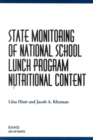 State Monitoring of National School Lunch Program Nutritional Content : 2002 - Book