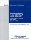 Demography and Security : Proceedings of a Workshop, Paris, France, November 2000 - Book