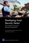 Developing Iraq's Security Sector : The Coalition Provisional Authority's Experience - Book