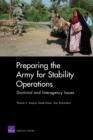 Preparing the Army for Stability Operations : Doctrinal and Interagency Issues - Book