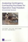 Analyzing Contingency Contracting Purchases for Operation Iraqi Freedom (Unrestricted Version) - Book
