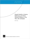 Simple Models to Explore Deterrence and More General Influence in the War with Al-Qaeda - Book