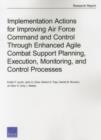 Implementation Actions for Improving Air Force Command and Control Through Enhanced Agile Combat Support Planning, Execution, Monitoring, and Control Processes - Book