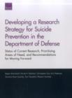 Developing a Research Strategy for Suicide Prevention in the Department of Defense : Status of Current Research, Prioritizing Areas of Need, and Recommendations for Moving Forward - Book