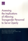 Assessing the Implications of Allowing Transgender Personnel to Serve Openly - Book
