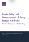 Malleability and Measurement of Army Leader Attributes : Personnel Development in the U.S. Army - Book