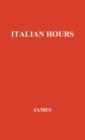Italian Hours. - Book