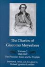 The Diaries of Giacomo Meyerbeer : Prussian Years and "La Prophete", 1840-1849 v.2 - Book
