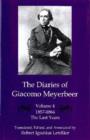 The Diaries of Giacomo Meyerbeer v. 4; Last Years 1857-1864 - Book