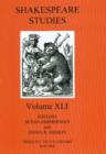 Shakespeare Studies : Volume XLI - Book