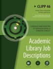 Academic Library Job Descriptions : CLIPP #46 - Book