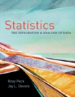 Statistics : The Exploration & Analysis of Data - Book