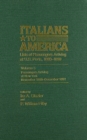 Italians to America, Nov. 1890 - Dec. 1891 : Lists of Passengers Arriving at U.S. Ports - Book