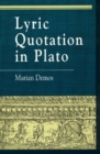 Lyric Quotation in Plato - Book