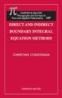 Direct and Indirect Boundary Integral Equation Methods - Book