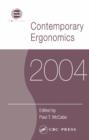 Contemporary Ergonomics 2004 - Book