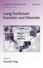 Lung Surfactant Function and Disorder - eBook