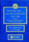 Factor VIII - von WIllebrand Factor, Volume I - Book